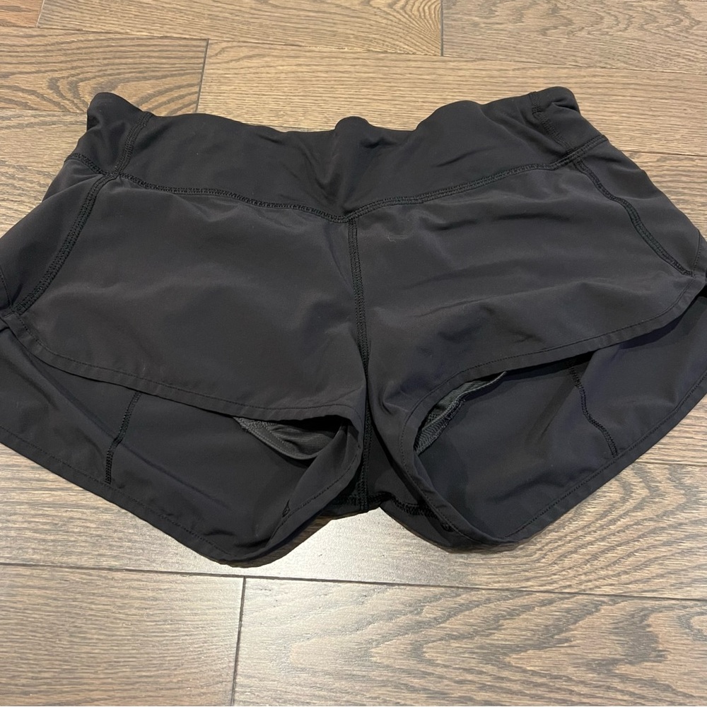 Lululemon Black Speed Shorts